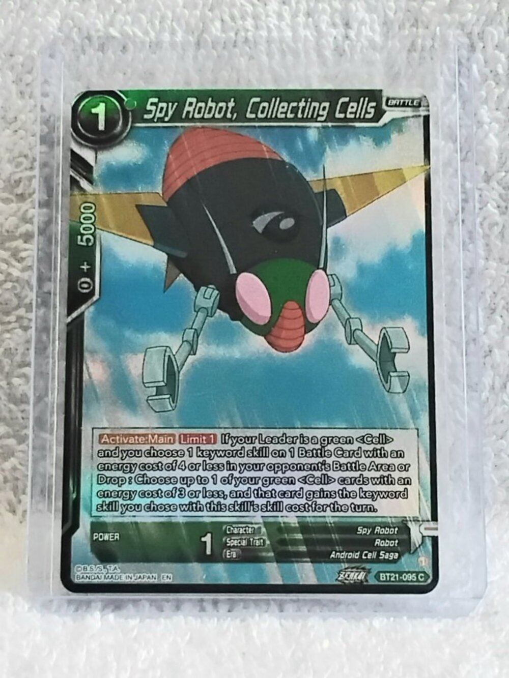 5/$20 Mint 2023 Spy Robot,Collecting Cells Dragon Ball Super H C Card BT21_095!!